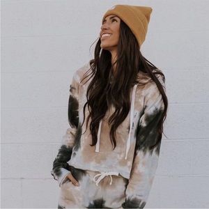 Tie dye Sweatpant and Hoodie Set